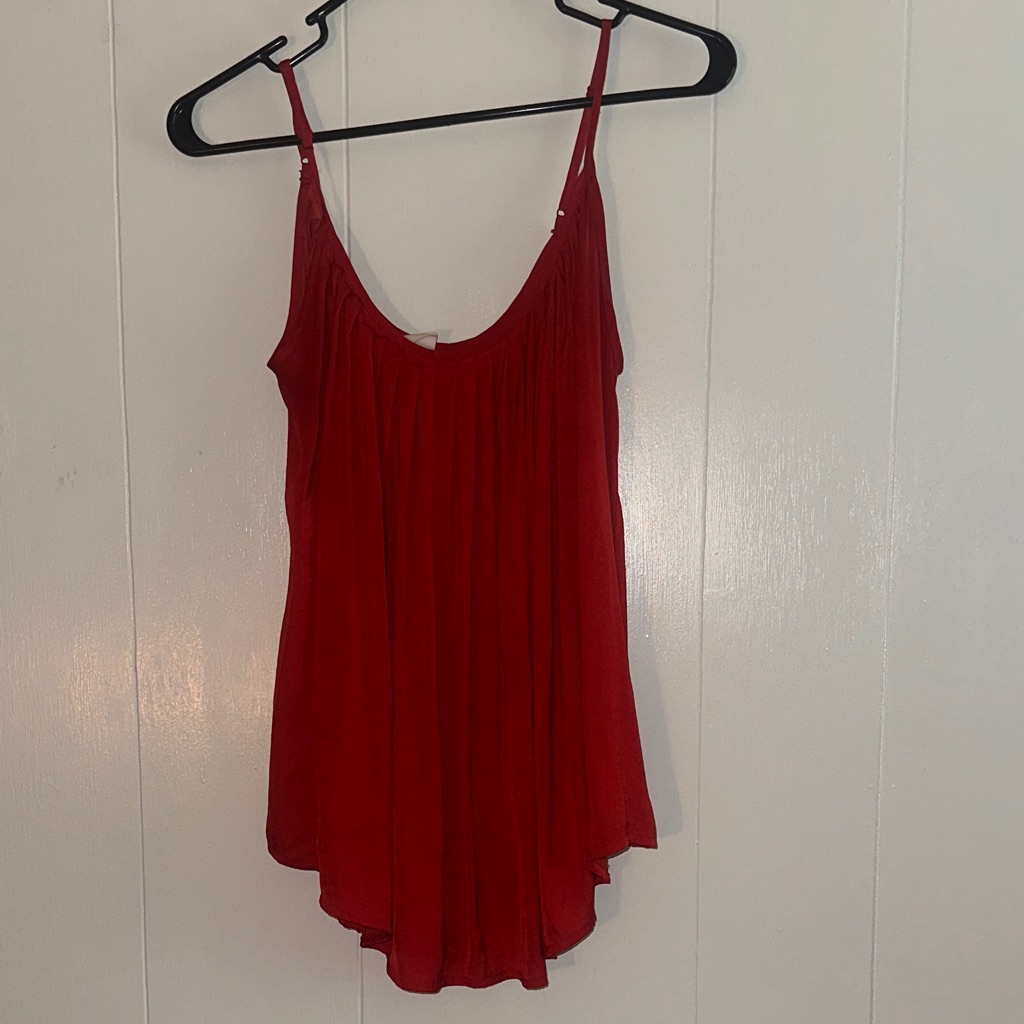 Gap Vibrant Red Spaghetti Strap Top, Small, Clean, Like New.